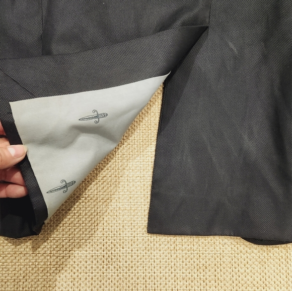 John Varvatos Solano Mens Blazer 46L US‎ Black Sport Jacket Dagger Buttons - Picture 7 of 10
